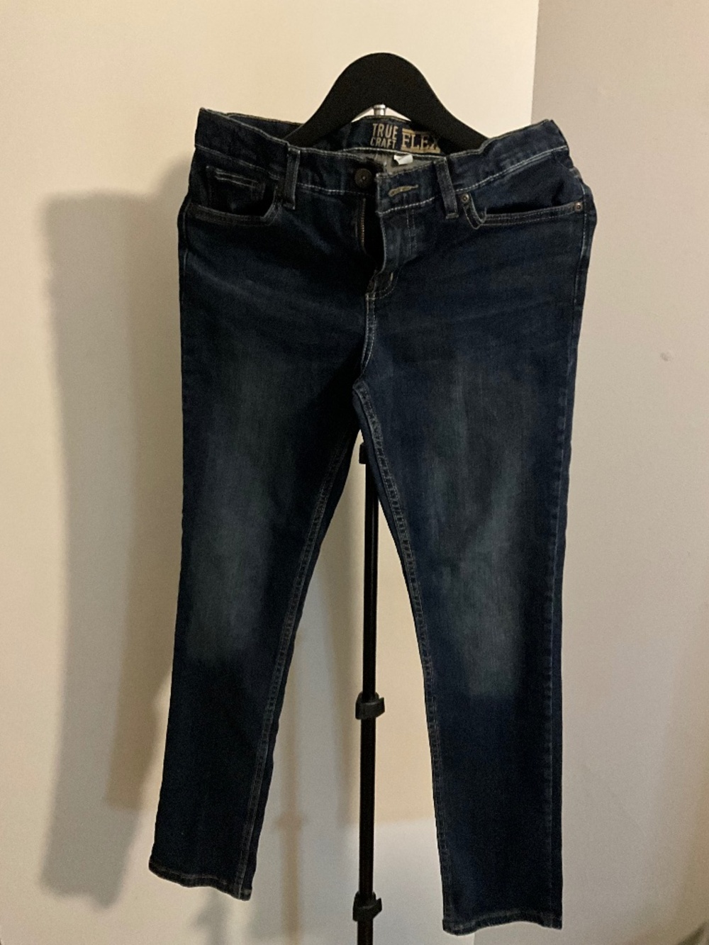 Boys True Craft Flex Jeans Size‎ 14 Dark Wash Stretch Denim Excellent Condition